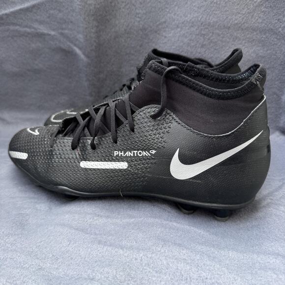 Nike Phantom GT‎ Soccer Cleats Shoes Mens 7.5 Black/White Football FG DC0819-007